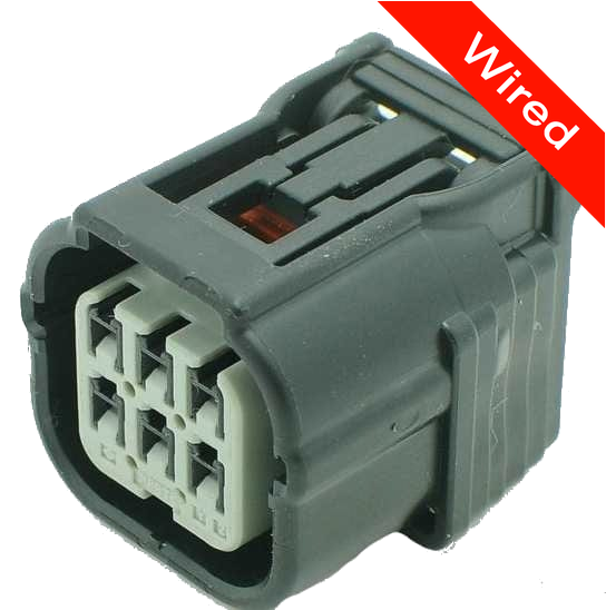 [PRCW6-0001-B] 6 Pins Female connector with 10 cm wires | PRCW6-0001-B