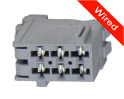 [PRCW6-0002-B] 6 Pin Female connector with 10cm wires PRCW6-0002-B