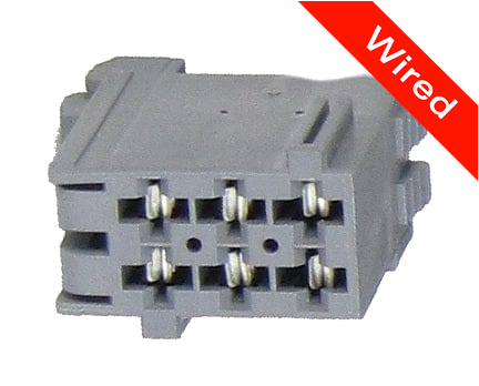 [PRCW6-0002-B] 6 Pins Female connector with 10 cm wires | PRCW6-0002-B
