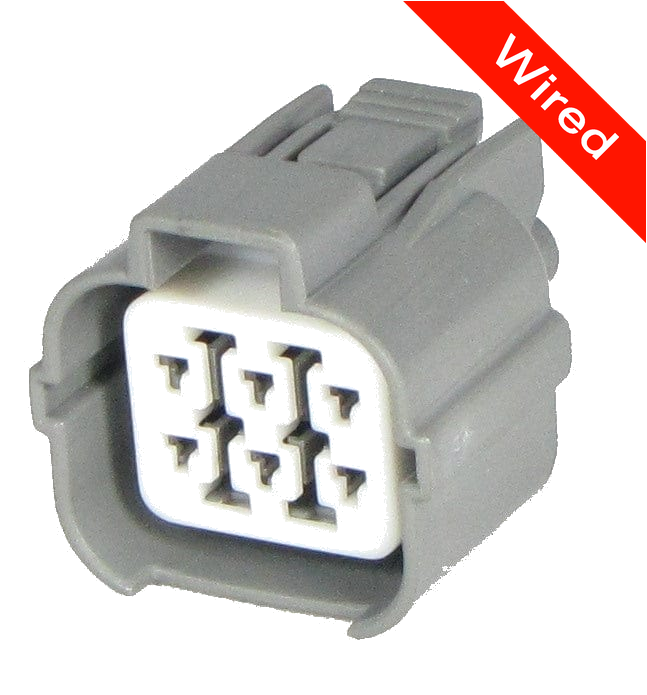 [PRCW6-0008-B] 6 Pins Female connector with 10 cm wires | PRCW6-0008-B