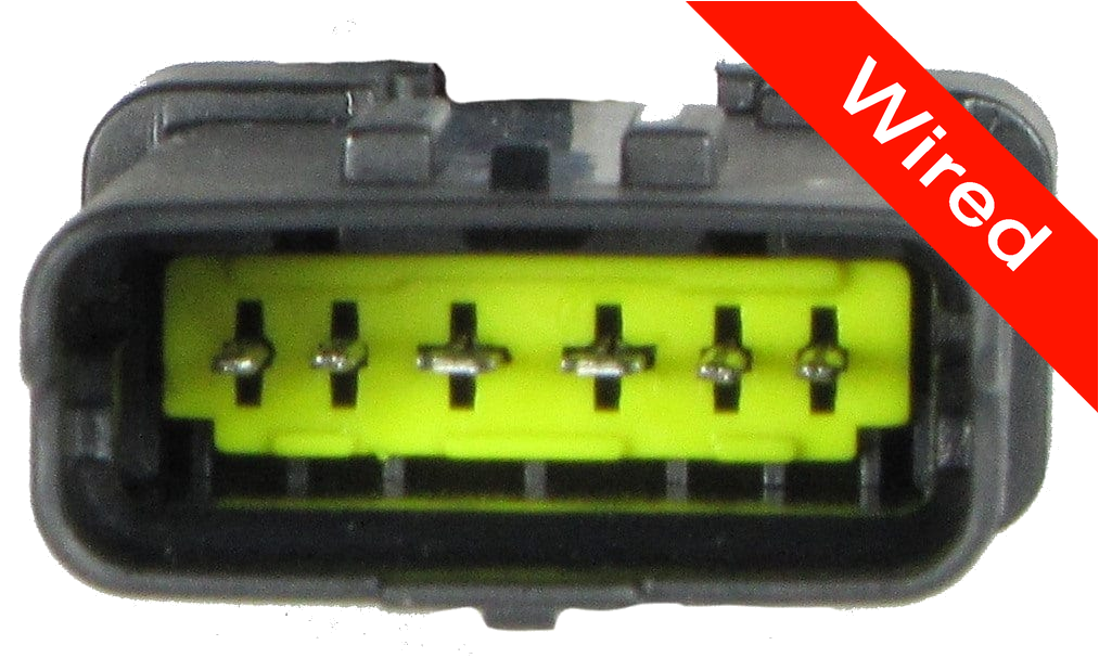 [PRCW6-0009-A] 6 Pins Male connector with 10 cm wires | PRCW6-0009-A