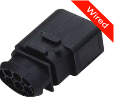6 Pins Male connector with 10 cm wires | PRCW6-0010-A