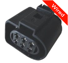 [PRCW6-0010-B] 6 Pin Female connector with 10cm wires PRCW6-0010-B