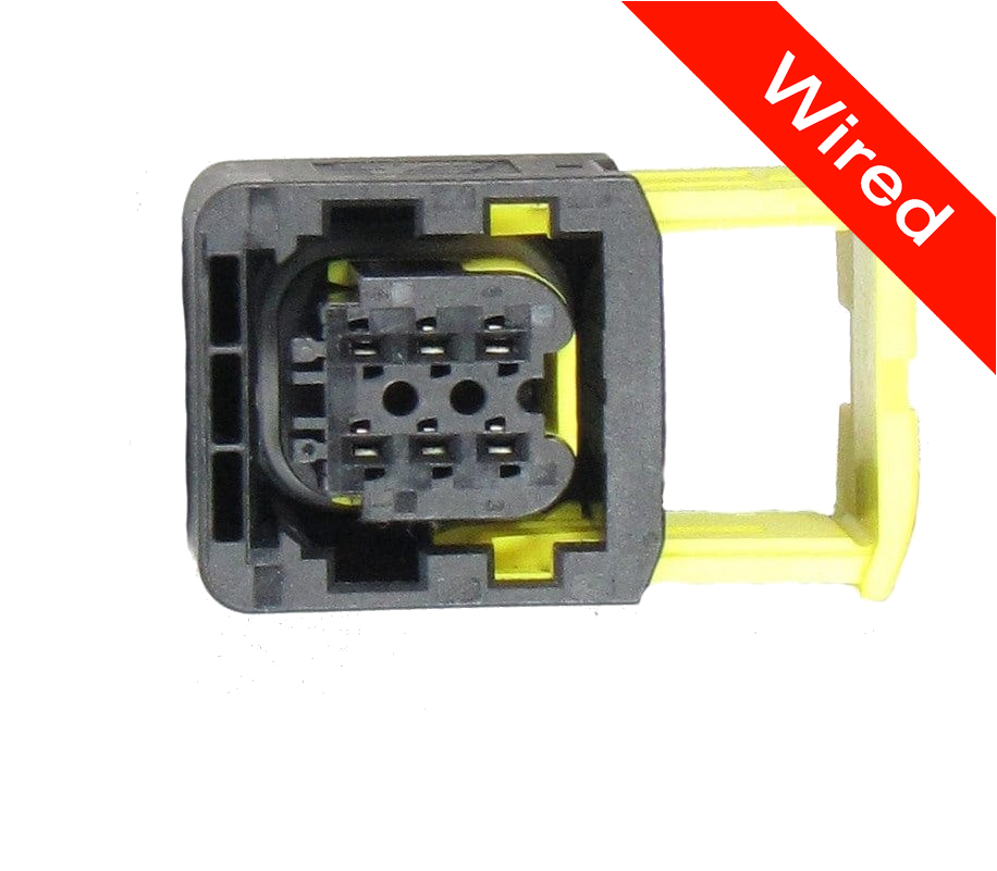 [PRCW6-0013-B] 6 Pin Female connector with 10cm wires PRCW6-0013-B