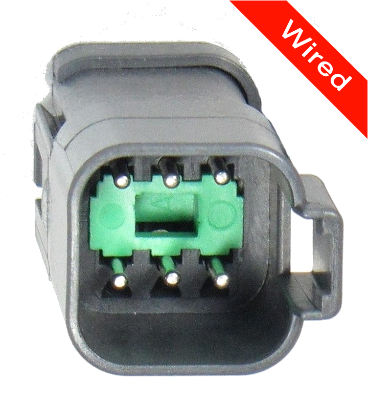 [PRCW6-0014-A] 6 Pins Male connector with 10 cm wires | PRCW6-0014-A