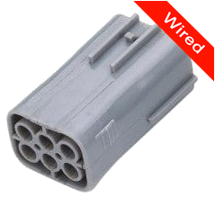 [PRCW6-0017-A] 6 Pins Male connector with 10 cm wires | PRCW6-0017-A