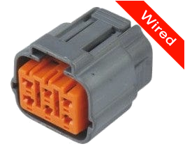 [PRCW6-0017-B] 6 Pins Female connector with 10 cm wires | PRCW6-0017-B
