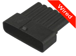 [PRCW6-0018-A] 6 Pins Male connector with 10 cm wires | PRCW6-0018-A
