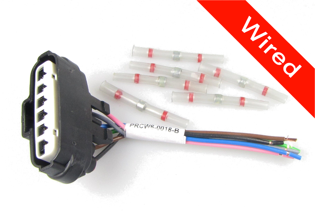 [PRCW6-0018-B] 6 Pin Female connector with 10cm wires PRCW6-0018-B