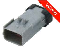 [PRCW6-0019-A] 6 Pin Male connector with 10cm wires PRCW6-0019-A