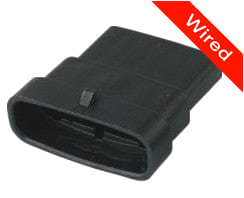 [PRCW6-0020-A] 6 Pins Male connector with 10 cm wires | PRCW6-0020-A