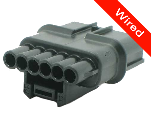 [PRCW6-0024-A] 6 Pins Male connector with 10 cm wires | PRCW6-0024-A