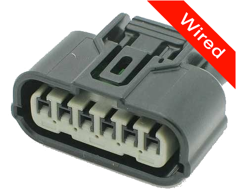 [PRCW6-0024-B] 6 Pin Female connector with 10cm wires PRCW6-0024-B