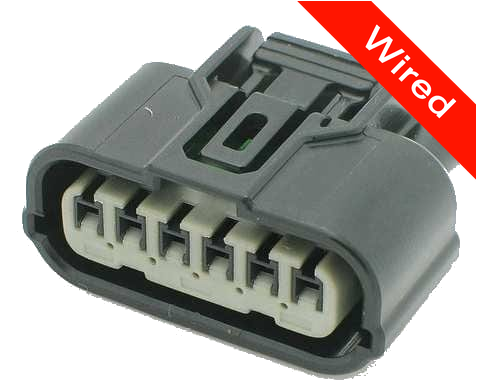 [PRCW6-0024-B] 6 Pins Female connector with 10 cm wires | PRCW6-0024-B