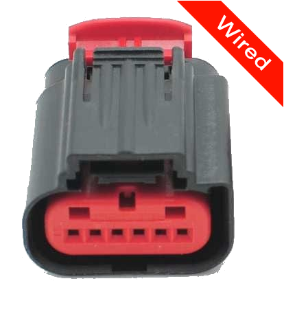 [PRCW6-0025-B] 6 Pins Female connector with 10 cm wires | PRCW6-0025-B