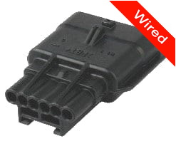 [PRCW6-0026-A] 6 Pin Male connector with 10cm wires PRCW6-0026-A