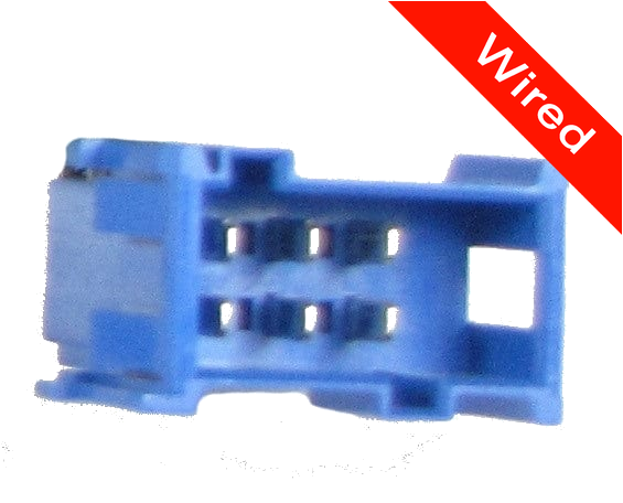 6 Pin Male connector with 10cm wires PRCW6-0027-A