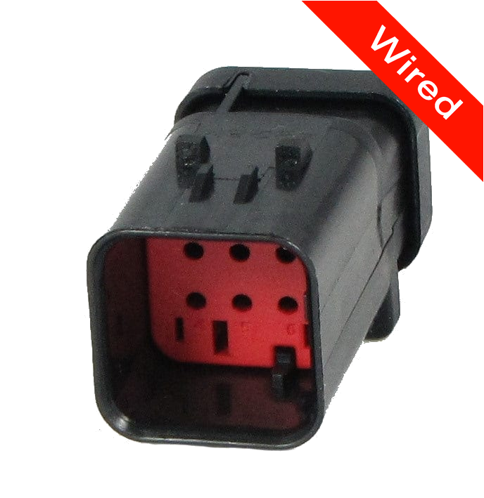 [PRCW6-0029-A] 6 Pins Male connector with 10 cm wires | PRCW6-0029-A