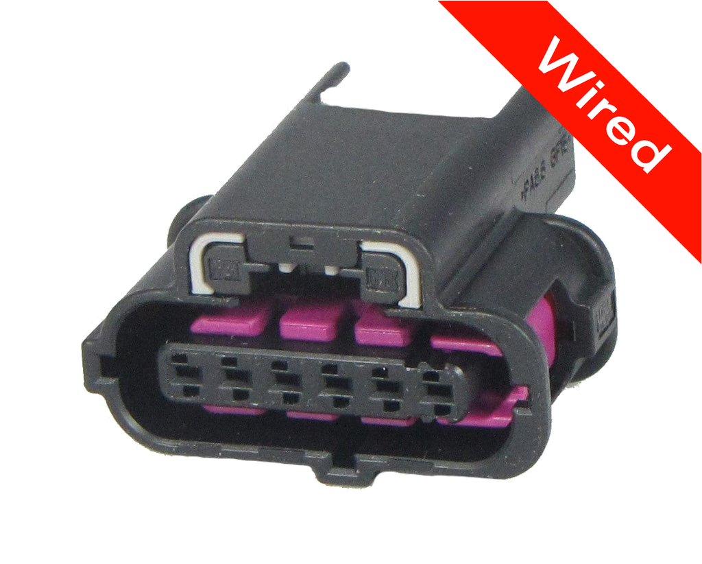 6 Pin Female connector with 10cm wires PRCW6-0030-B