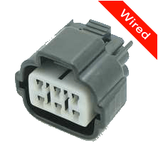 [PRCW6-0031-B] 6 Pin Female connector with 10cm wires PRCW6-0031-B