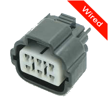 [PRCW6-0031-B] 6 Pins Female connector with 10 cm wires | PRCW6-0031-B