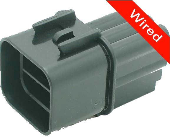 [PRCW6-0032-A] 6 Pins Male connector with 10 cm wires | PRCW6-0032-A