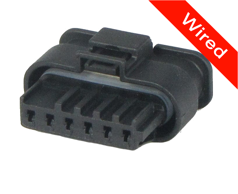 [PRCW6-0037-B] 6 Pins Female connector with 10 cm wires | PRCW6-0037-B