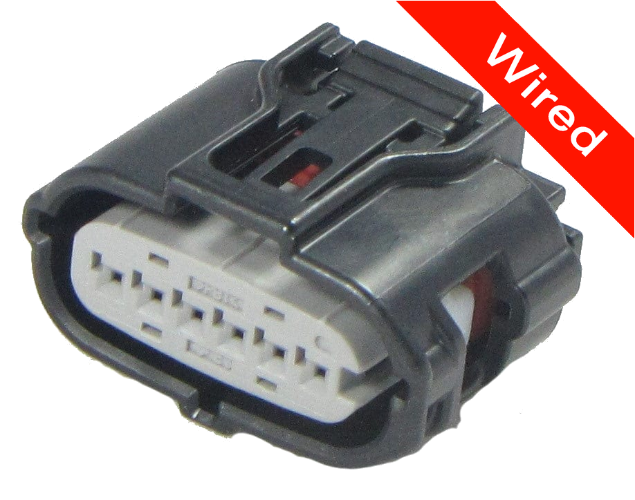 6 Pin Female connector with 10cm wires PRCW6-0039-B