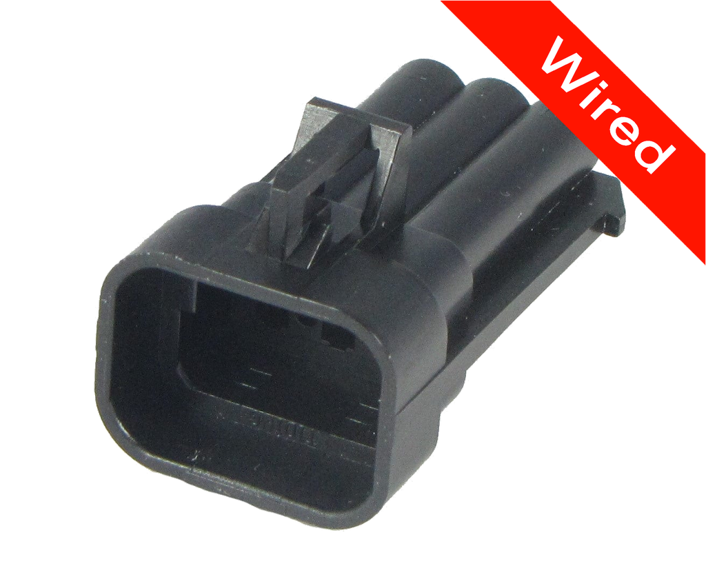 6 Pin Male connector with 10cm wires PRCW6-0041-A