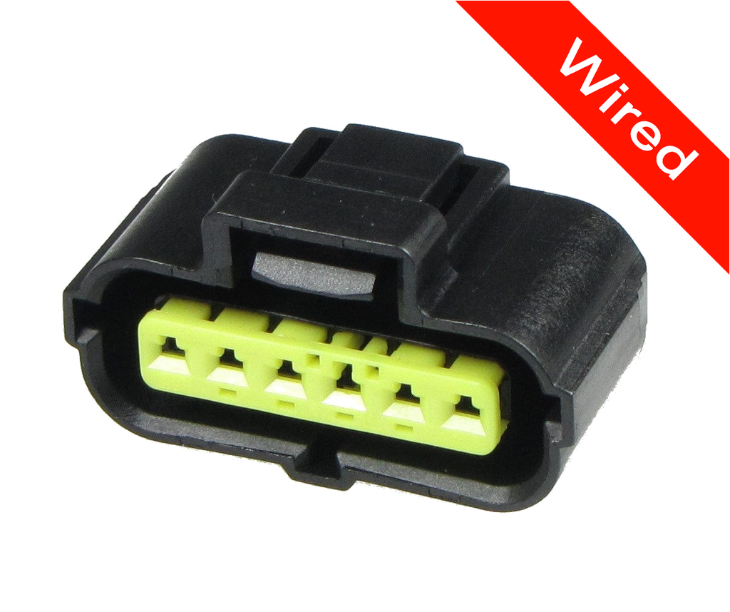 [PRCW6-0042-B] 6 Pin Female connector with 10cm wires PRCW6-0042-B
