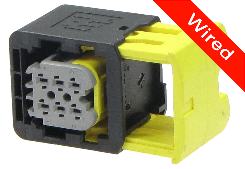 [PRCW6-0046-B] 6 Pin Female connector with 10cm wires PRCW6-0046-B