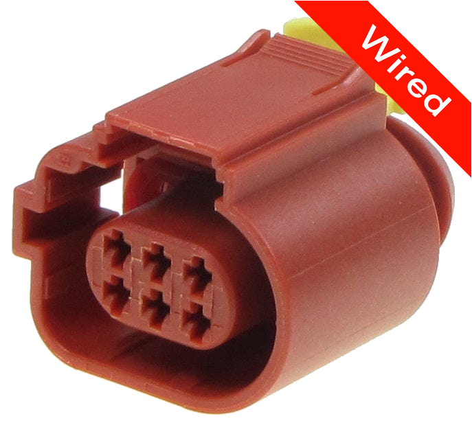 [PRCW6-0047-B] 6 Pin Female connector with 10cm wires PRCW6-0047-B