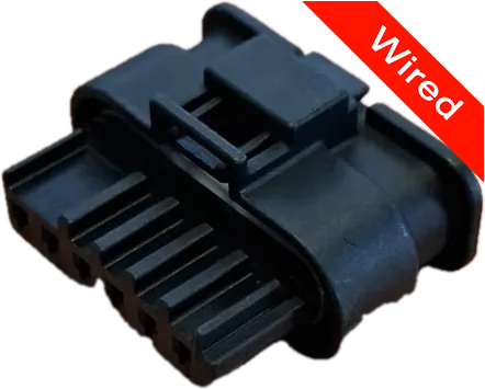 [PRCW6-0052-B] 6 Pins Female connector with 10 cm wires | PRCW6-0052-B