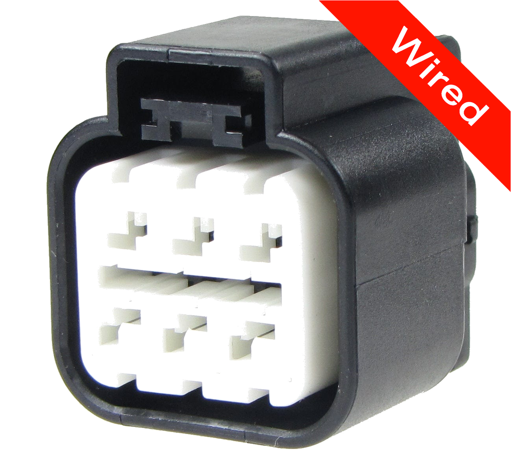 [PRCW6-0055-B] 6 Pins Female connector with 10 cm wires | PRCW6-0055-B