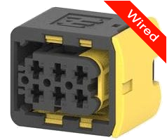 [PRCW6-0061-B] 6 Pin Female connector with 10cm wires PRCW6-0061-B