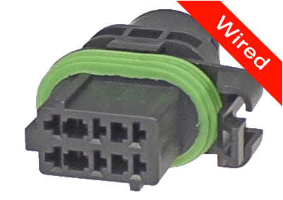 [PRCW6-0063-B] 6 Pins Female connector with 10 cm wires | PRCW6-0063-B