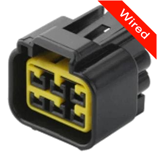[PRCW6-0065-B] 6 Pin Female connector with 10cm wires PRCW6-0065-B