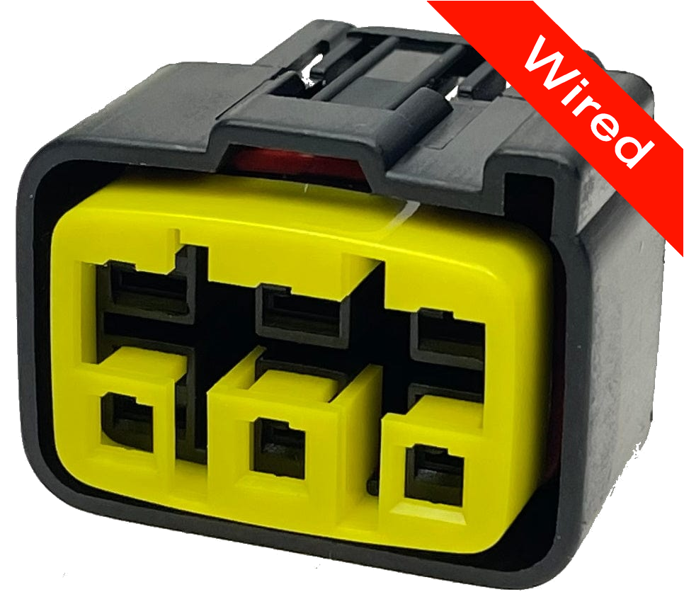 [PRCW6-0070-B] 6 Pin Female connector with 10cm wires PRCW6-0070-B