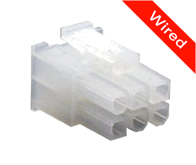 [PRCW6-0072-B] 6 Pins Female connector with 10 cm wires | PRCW6-0072-B