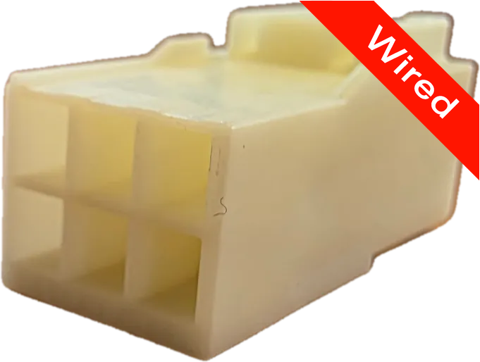 [PRCW6-0074-A] 6 Pins Male connector with 10 cm wires | PRCW6-0074-A