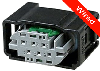 [PRCW6-0077-B] 6 Pins Female connector with 10 cm wires | PRCW6-0077-B
