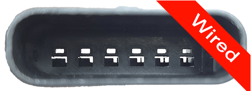 [PRCW6-0078-A] 6 Pin Male connector with 10cm wires PRCW6-0078-A