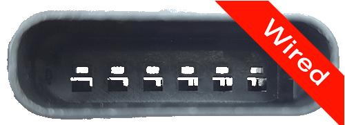 [PRCW6-0078-A] 6 Pins Male connector with 10 cm wires | PRCW6-0078-A