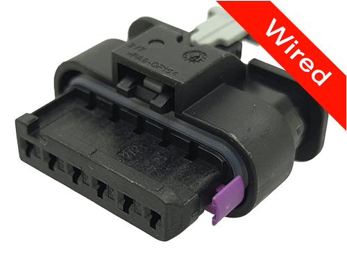 6 Pin Female connector with 10cm wires PRCW6-0078-B