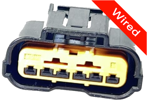 [PRCW6-0080-B] 6 Pin Female connector with 10cm wires PRCW6-0080-B