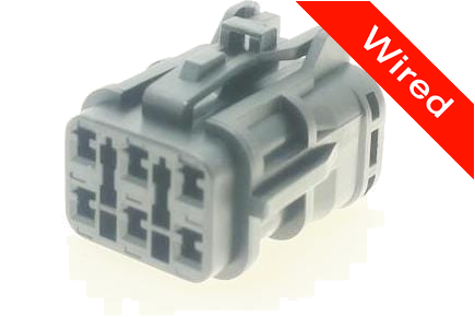[PRCW6-0085-B] 6 Pin Female connector with 10cm wires PRCW6-0085-B