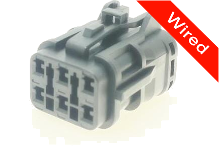 [PRCW6-0085-B] 6 Pins Female connector with 10 cm wires | PRCW6-0085-B