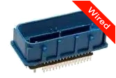 [PRCW66-0002-A] 66 Pin Male connector with 10cm wires | PRCW66-0002-A