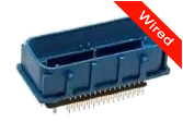 [PRCW66-0002-A] 66 Pins Male connector with 10 cm wires | PRCW66-0002-A