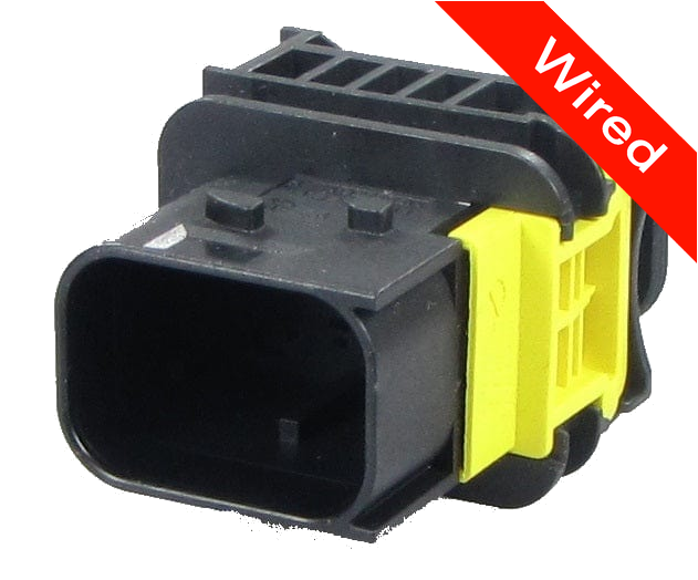 7 Pin Male connector with 10cm wires PRCW7-0003-A